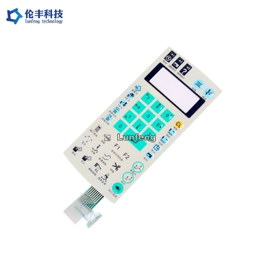 قیمت خوب صفحه کلید غشایی لمسی سفارشی سطح براق با صفحه نمایش LCD آنلاین