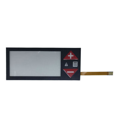 قیمت خوب مقاومت تماس 100mΩ سوئیچ غشا مسطح -30C- 80C امید به زندگی 1 میلیون چرخه برای سیستم های کنترل صنعتی آنلاین