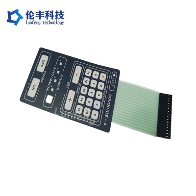 قیمت خوب کلید غشایی تخت PET برای لوازم خانگی LED سفید/قرمز/سبز/آبی درجه صنعتی آنلاین