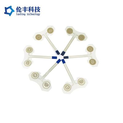 قیمت خوب 1.5mm Pitch PET LED Membrane Keypad برای کنترل پیشرفته آنلاین