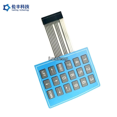 قیمت خوب صفحه کلید مکانیکی سوئیچ غشایی سفارشی تخت چسب 3M9448 آنلاین