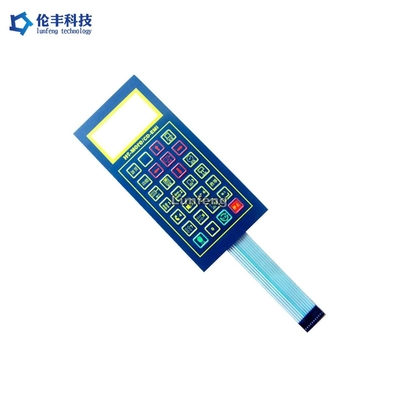 Good price صفحه کلید برجسته سوئیچ غشایی ضد آب LCD شفاف PET سفارشی آنلاین