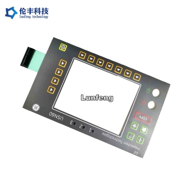 قیمت خوب سوئیچ غشایی LED با نور پس زمینه، سوئیچ غشایی گنبد فلزی با سوراخ آنلاین