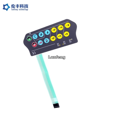 قیمت خوب کلیدهای برجسته صفحه کلید لمسی سوئیچ LED سفارشی 3M467 آنلاین