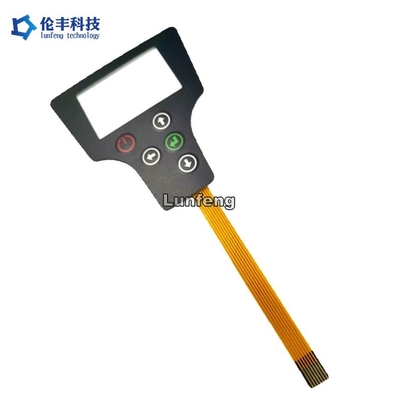 قیمت خوب سوئیچ غشایی FPC سفارشی 0.15 میلی متری PET F150 با انتهای Zif 1.0 میلی متری آنلاین
