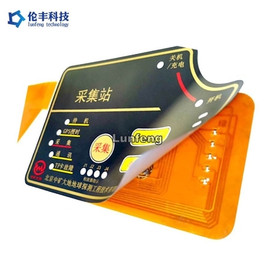قیمت خوب 3.3V ولتاژ راننده FPC Membrane Switch با قطعه اتصال فلزی گنبد آنلاین