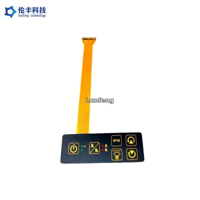 قیمت خوب صفحه کلید سوئیچ غشایی LED لمسی قرمز سبز رنگ مدار FPC چسب 3M آنلاین