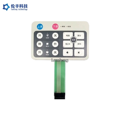 قیمت خوب طراحی سفارشی LED Membrane Switch کلید های برجسته آنلاین