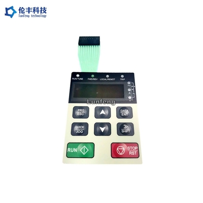 قیمت خوب سوئیچ غشایی LED لمسی پنجره مشکی LCD با ظاهر مات آنلاین