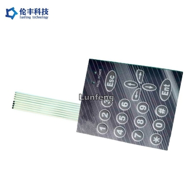 قیمت خوب OEM ODM Membrane Switch Keyboard 3M468 3M9080 3M9448 Rear Adhesive آنلاین