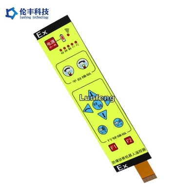 قیمت خوب ولتاژ کار الکتریکی ≤50VDC سوئیچ غشا با مواد PET مات F150 آنلاین