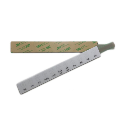 سوئیچ مبرانی سفید/قرمز/سبز/آبی LED صنعتی PET با مواد PVC و پایان مات / درخشان