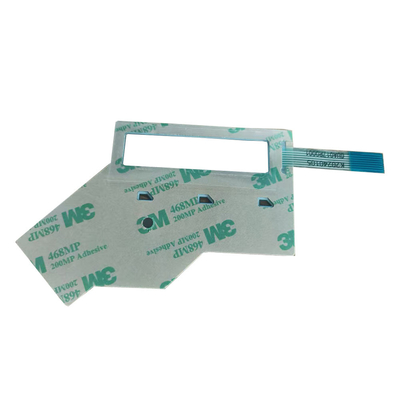 صفحه نمایش LCD صنعتی سفارشی مبدل غشا پوششی گرافیک رنگ Pantone / RAL با سطح چشمک دار