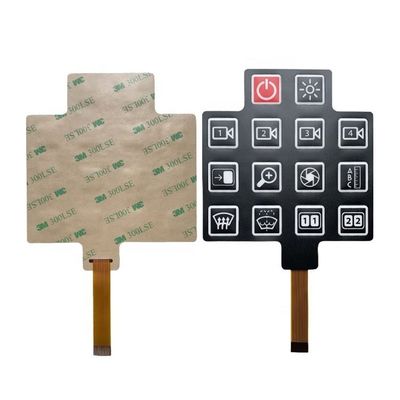قیمت خوب Electrical Membrane Switch Screen Printing Technology Ensuring Insulation Resistance ≥100MΩ Perfect for Industrial Controls آنلاین