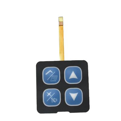 قیمت خوب سوئیچ لمسی فلک غشا با مدار رنگ قرمز LED رنگ PET انعطاف پذیر و حفاظت IP65 آنلاین