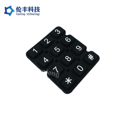 قیمت خوب صفحه کلید لاستیکی سیلیکونی سطح مات با مقاومت در برابر آب و گزینه های فرسایشی پردازش دوم آنلاین