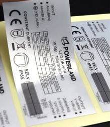 قیمت خوب Silver Sticker Label with Permanent Acrylic Adhesive and Temperature Resistance up to 80°C for Product Packaging آنلاین