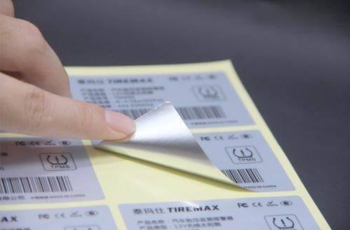 قیمت خوب Silver Sticker Label with Permanent Acrylic Adhesive Resistant to Water Oil and Chemicals for Custom Quantities From 100 To 10,000+ آنلاین