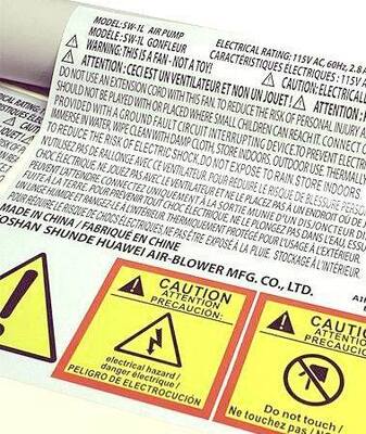 قیمت خوب Permanent Or Removable Adhesive Silver Sticker Label With Temperature Resistance Up To 80°C Available In Custom Quantities From 100 To 10,000+ آنلاین