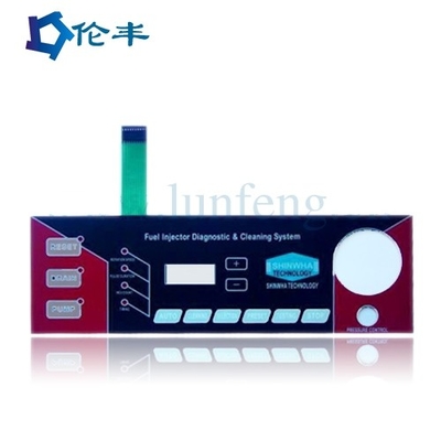 قیمت خوب کلیدهای برجسته صفحه کلید غشایی ضد آب PET صفحه کلید گنبد فلزی سوئیچ غشایی LED آنلاین
