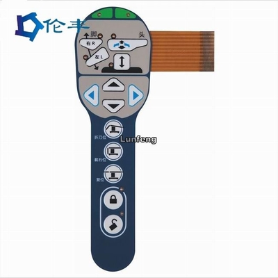 قیمت خوب سوئیچ غشایی FPC چسبنده 3M468 دستگاه خانگی LEDs سوئیچ دکمه فشاری غشایی آنلاین