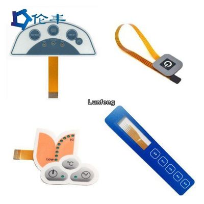 سوئیچ غشایی FPC چاپ دیجیتا چاپ ابریشم EBG180 سوئیچ صفحه کلید دیجیتال