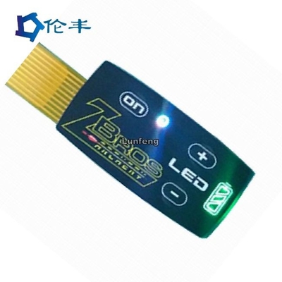 قیمت خوب سوئیچ غشایی LED ضد آب گنبدهای فلزی نور پشتی لمسی طرح LGF آنلاین