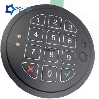 قیمت خوب صفحه کلید غشا مسطح قابل تنظیم -30C-80C محدوده دمای و DC 12V ولتاژ رتبه بندی برای پزشکی ما آنلاین
