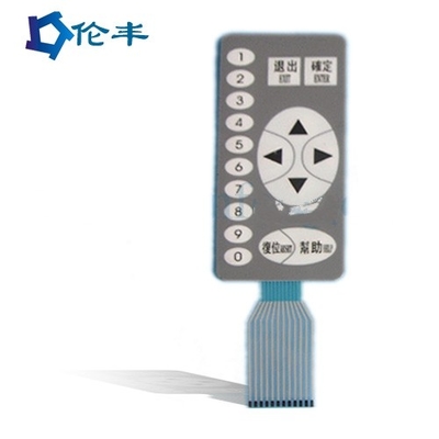 قیمت خوب سیستم کنترل صفحه کلید سوئیچ لمسی Flex Tail Switch Pad غشایی PVC PMMA PE آنلاین